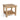 BAHAMA 22″ SQUARE SIDE TABLE 2-TIER