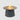 Cirvalo Round Gas Fire Pit Table Smokey Oak