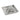 18" Square Stainless Steel Drop In Pan with 12" Fire Ring