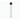 GLASS ROD, 6'' CLEAR w/ BUBBLES, NANO