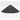 PATH LIGHT HAT, TRIANGULAR (BLK) REQUIRES: PATH LIGHT STEM