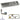 24" x 8" Rectangular Stainless Steel Drop-In Pan with AWEIS System - Natural Gas