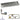 30" x 10" Rectangular Stainless Steel Drop-In Pan with AWEIS System - Natural Gas