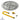 36" Round Stainless Steel Flat Pan with Match Light Kit (24" Ring) - Natural Gas