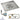 36" Square Stainless Steel Drop-In Pan with AWEIS System (18" Ring) - Natural Gas